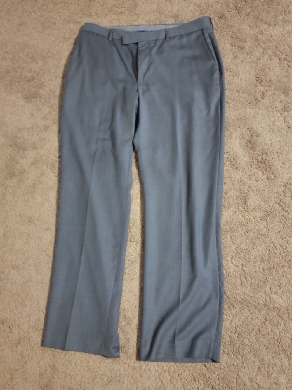 Axist Men's Slate Gray Dress Pants - Straight Leg